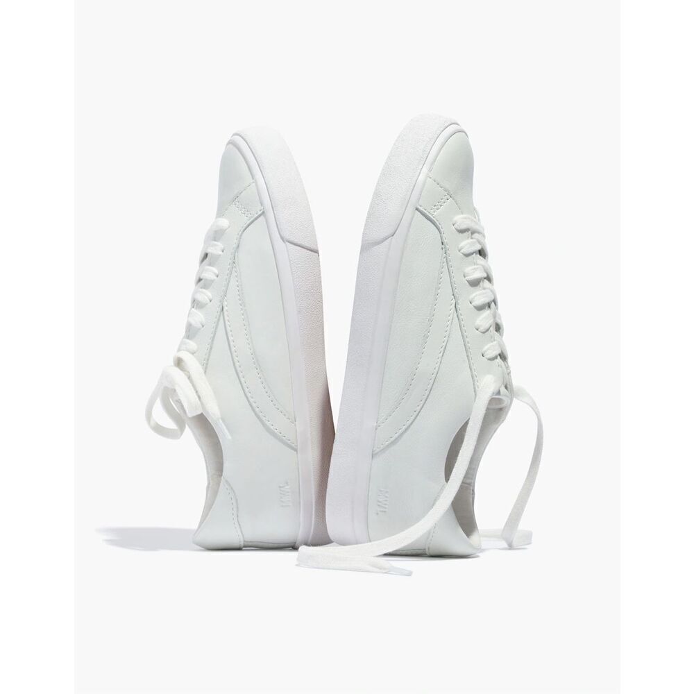 Madewell Women's Sidewalk Low-Top Sneakers in Leather size 9.5